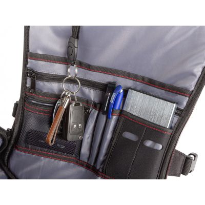 11. LAPTOP BACKPACK GENESIS PALLAD 550 BLACK 15.6"/17.3"