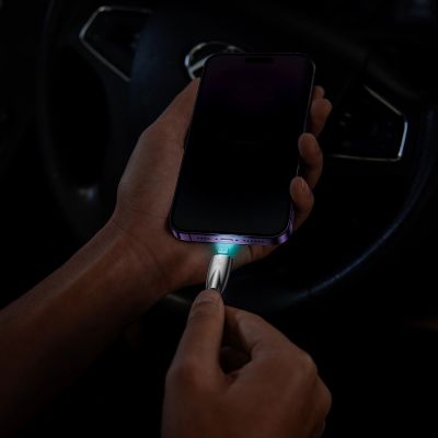 9. Baseus CADH000101 Lightning - USB-C PD cable 20W 480Mb/s 2m - black