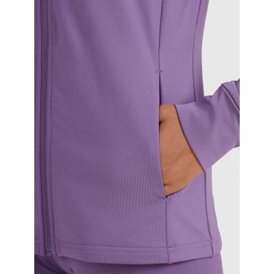 4. Women's quick-drying regular training sweatshirt 4F 4FWAW25TFSWF585-53S