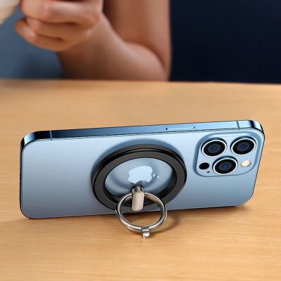 18. Joyroom kit multifunctional magnetic car holder ring phone support black (JR-ZS294)