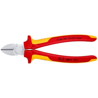 3. Knipex 70 06 180 Diagonal Cutting Pliers