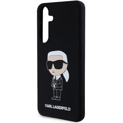 6. Karl Lagerfeld Silicone Ikonik case for Samsung Galaxy S24+ - black