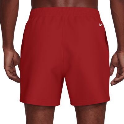 2. Nike Logo Lap 5" Volley Swim Shorts Red NESSG574 614
