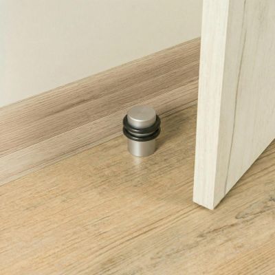 4. 25/40 mm Stainless Steel Satin Door Stopper, KOWALSKI