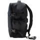 4. Black Travel Backpack for Air Travel with Laptop Compartment SEMI LINE