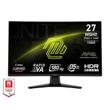MSI MAG 274CQF Curved TFT Gaming Monitor 27" WQHD VA 180Hz 0.5ms