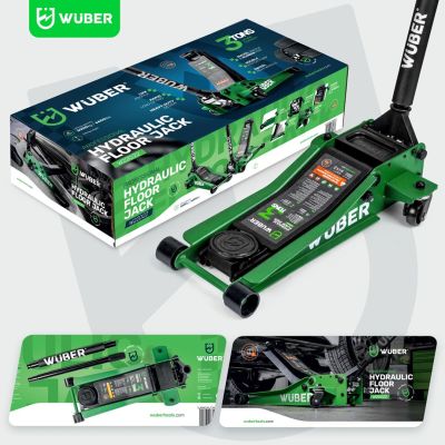 6. Low profile car jack 85-430mm 3T W22022 WUBER