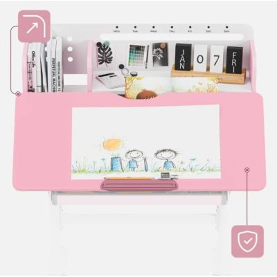 7. Study 5.0 Pink Desk