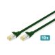 Digitus CAT 6A S/FTP Patch Cable, 10 Pack
