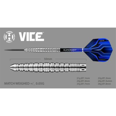 3. Harrows Vice 90% Steeltip Darts HS-TNK-000013888