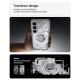 6. Spigen Ultra Hybrid Mag MagSafe Case for Samsung Galaxy S26+ Zero One - Clear and White