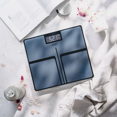 8. ADLER AD 8194s stripes bathroom scale