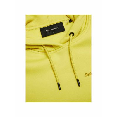 4. Women's PEAK PERFORMANCE W Original Small Logo Hoodie Yellow