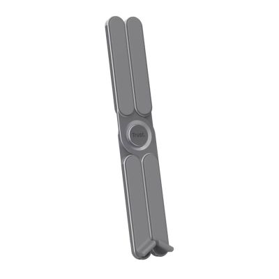 2. Trust MACY FOLDABLE METAL Gray Laptop Stand