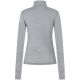 Women's thermal long-sleeve top SUPER.NATURAL W TUNDRA175 ZIP 1/4 grey
