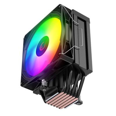 3. RAMPAGE OCTAGON C70 BLACK ARGB LCD DISPLAY CPU Cooler