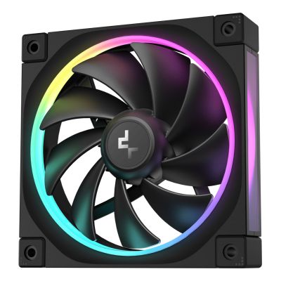 2. DeepCool FL12-3 in 1 Computer Case Fan 12 cm Black 3 pcs.