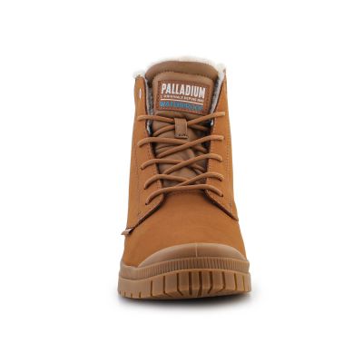 3. Palladium sp20 Cuff Leather Waterproof WL M 79067-257-M Mahogany shoes