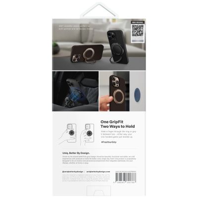 6. Uniq Keva Air Magclick Charging GripFit Case for iPhone 16 Pro Max - Brown