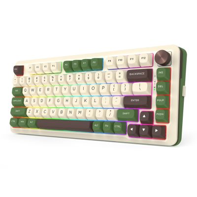 7. REDRAGON K681CGC-RGB-PRO Cyrus Keyboard USB + RF Wireless + Bluetooth White, Green