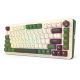 7. REDRAGON K681CGC-RGB-PRO Cyrus Keyboard USB + RF Wireless + Bluetooth White, Green