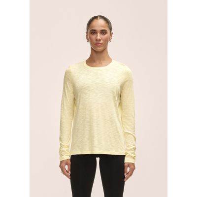 2. Casall Soft Texture Long Sleeve Women's Training T-Shirt Yellow