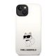 3. Karl Lagerfeld Silicone Choupette case for iPhone 14 Plus - white