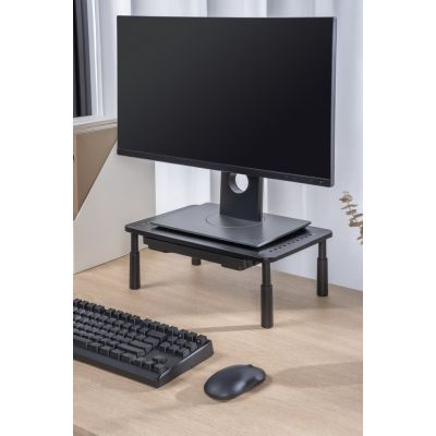 9. GEMBIRD ADJUSTABLE MONITOR STAND WITH DRAWER (RECTANGLE)