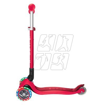 25. Globber Primo Foldable Lights 3-Wheel Scooter 432-102-2 New Red