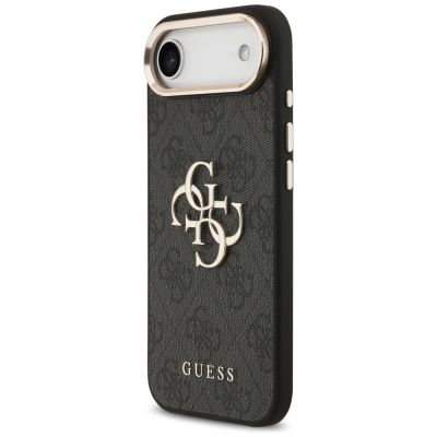 2. Guess 4G Big 4G Classic Logo Case for iPhone Air - Black and Gold