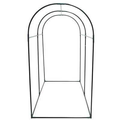 21. GREENHOUSE GARDEN TUNNEL TWO ENTRANCES FOR TOMATOES AND CUCUMBERS 200x100x180CM GREEN