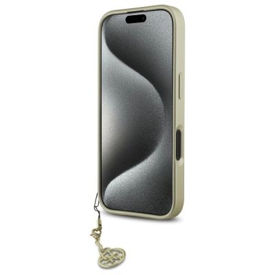 9. Guess 4G Charms Collection case for iPhone 16 - black