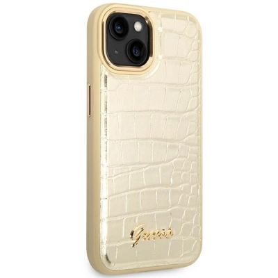 4. Guess GUHCP14MHGCRHD iPhone 14 Plus 6.7 "gold / gold hardcase Croco Collection