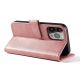 3. Wallet Case with Stand for iPhone 15 Plus Magnet Case - Pink
