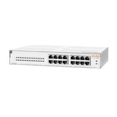 2. Aruba Instant On 1430 16G Class4 PoE 124W Unmanaged L2 Gigabit Ethernet (10/100/1000) PoE Support 1U White