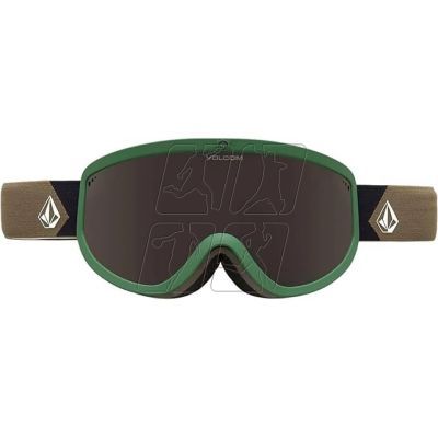 4. Volcom Footprints women's/men's ski goggles sports snowboard UV protection green (VG0622108)