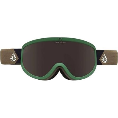 4. Volcom Footprints Women's/Men's Sports Snowboard Ski Goggles UV Protection Green (VG0622108)