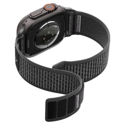 5. Spigen Athlex Air 2 Strap for Apple Watch 44/45/46/49mm - Black and Gray