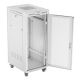 2. Lanberg FF01-6827-23SL 27U Floor Mount Rack Gray