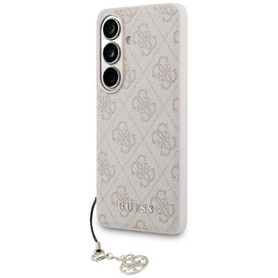 2. Guess 4G Classic Logo Charm MagSafe Case for Samsung Galaxy S26 - Pink