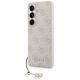 2. Guess 4G Classic Logo Charm MagSafe Case for Samsung Galaxy S26 - Pink