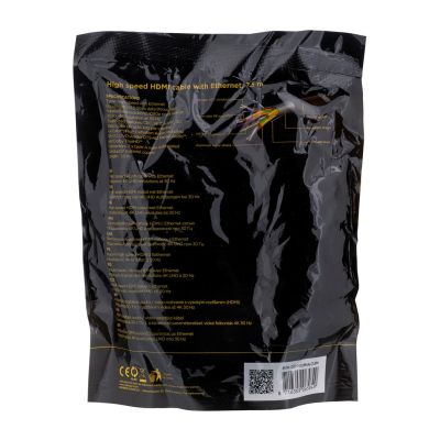 4. GEMBIRD CC-HDMI4-7.5M cable (HDMI M - HDMI M; 7.5m; black)