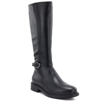 Sergio Leone KZ-32-S black leather women's boots