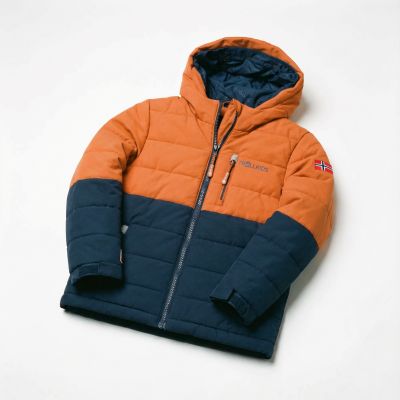 4. Trollkids Kids Hemsedal Snow Jacket XT winter waterproof orange (513-176)