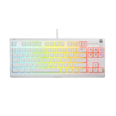 SteelSeries Apex 3 TKL US keyboard, white
