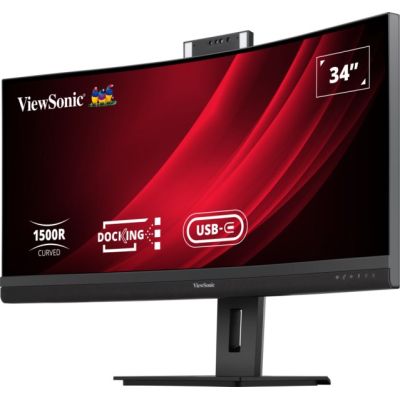 5. Sonic VG3457CV 34 Curved LED Monitor 2K 21:9 3 - Flat Screen - 86.4 cm