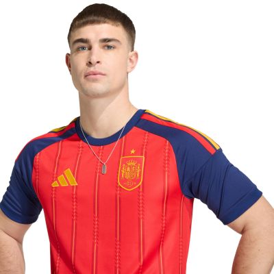 5. adidas Spain 26 Home Jersey red JN4390