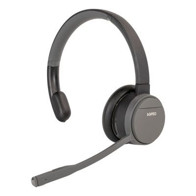 AGFEO Infinity Mono Headset Wireless Headband Office/Call Center Bluetooth Black