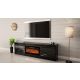 7. GRANERO TV cabinet + fireplace 200x56.7x35 black/black combination
