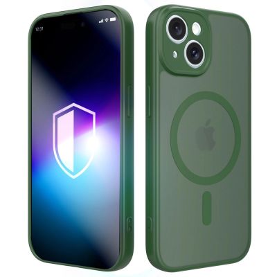 3mk Misty MagCase for iPhone 14 - green